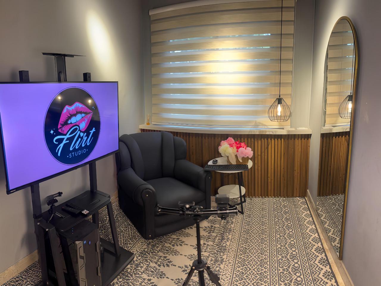 Set Flirt con pantalla y espejo arco